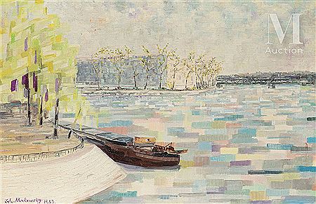 Barge in Paris, Île Saint-Louis