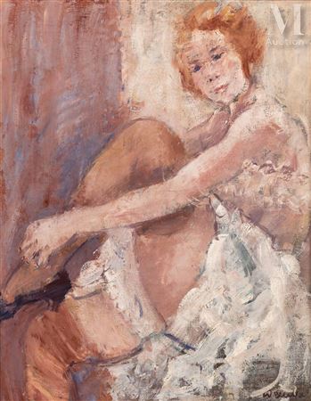 French cancan dancer