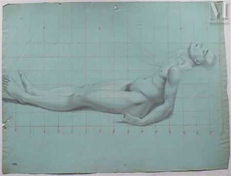 Academy of a Reclining Man