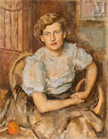 Portrait of a Ukrainian woman.
