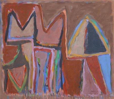 Brown abstract composition