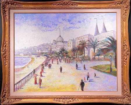 Nice, Promenade des Anglais by Hughes Claude Pissarro - Auction record, sale price, and art valuation. Compare with similar artists and explore comparable artworks.