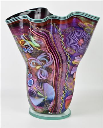 AQUARIUM ART GLASS VASE