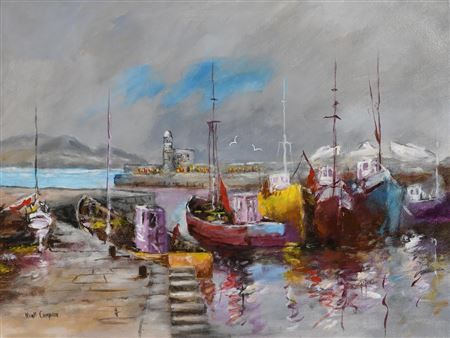 Boats at Howth Harbour, Co. Dublin (2021)