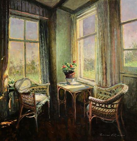 The Conservatory by Senan O'Brien - Auction record, sale price, and art valuation. Compare with similar artists and explore comparable artworks.