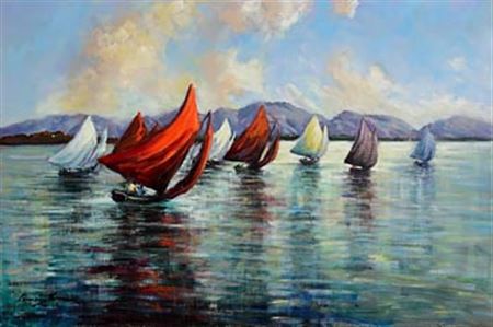 Into the Morning, Roundstone by Willie Cunningham - Auction record, sale price, and art valuation. Compare with similar artists and explore comparable artworks.
