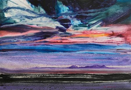 Northern Lights (1991) by James Spence - Auction record, sale price, and art valuation. Compare with similar artists and explore comparable artworks.