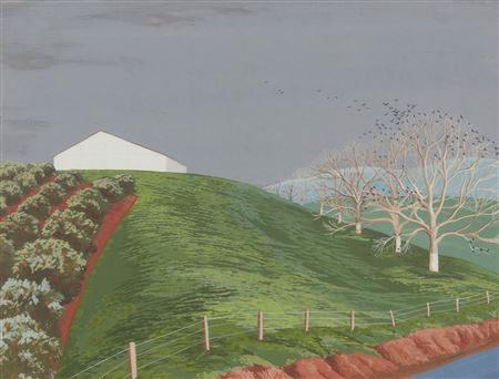 Orange grove landscape, 1941