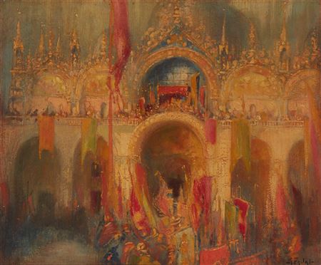 "Procession in Front of St. Mark's - Venice"