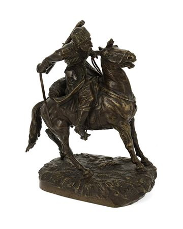 A Cossack Figure On Horseback