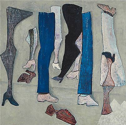 "Paseantes En La Calle," 1983-84 by Enrique Luis Tabara - Auction record, sale price, and art valuation. Compare with similar artists and explore comparable artworks.