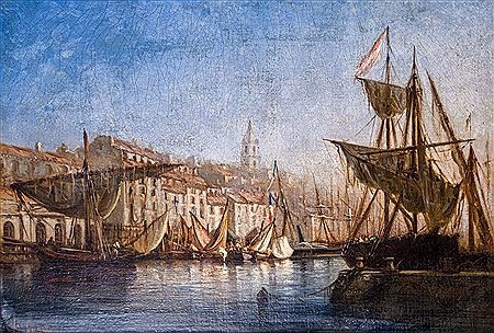 Le vieux port by Joseph François Suchet - Auction record, sale price, and art valuation. Compare with similar artists and explore comparable artworks.