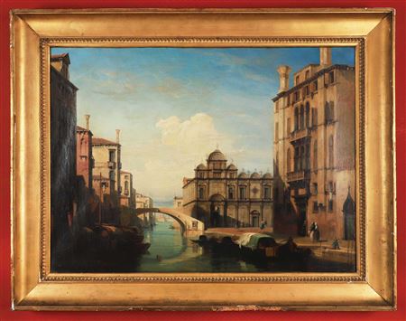 Vue de Venise, Scuola Grande di San Marco et le pont Cavallo sur le rio dei Mendicanti by Jules Romain Joyant - Auction record, sale price, and art valuation. Compare with similar artists and explore comparable artworks.