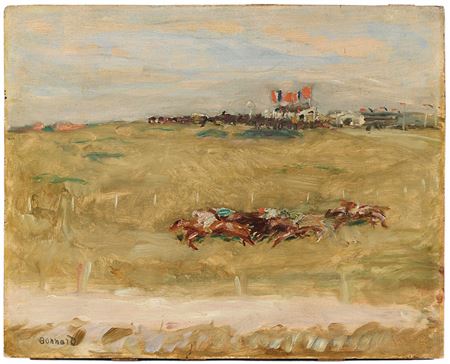Sample artwork by Claude Guilleminet (1821 - 1860), known for animal and genre scenes, landscapes - View similar artists and auction records