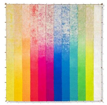 "Twelve Stripes, yellow to white", 1988
