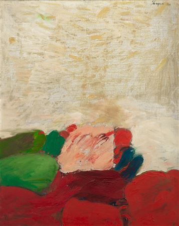 Sample artwork by Shmuel Shapiro (1924 - 1983), known for painting - View similar artists and auction records