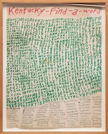 Sample artwork by Mark Mulligan (Born 1967), known for naive urban views, word play - View similar artists and auction records