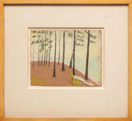 "Tall Pines at Water's Edge"