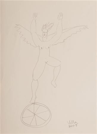 "Angel Balancing on a Wheel"