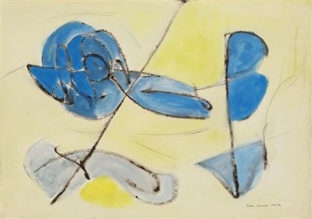 "Composition in Yellow and Blue", 1959