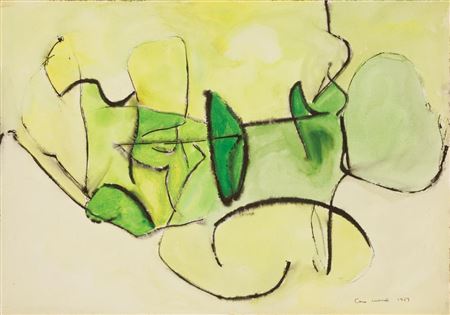 "Composition in Yellow and Green", 1959