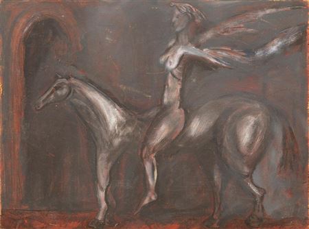 "Woman on Horse"