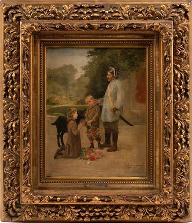 "The Reprimand", 1886