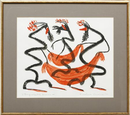 "Improbable Dance", 1977 by Caroline Spellman Wogan Durieux - Auction record, sale price, and art valuation. Compare with similar artists and explore comparable artworks.