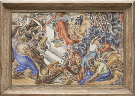 Farm Tragedy by Louis Goodman Ferstadt - Auction record, sale price, and art valuation. Compare with similar artists and explore comparable artworks.