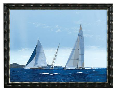 Sample artwork by James Miller (Born 1962), known for marine painting, classical sailing scenes - View similar artists and auction records