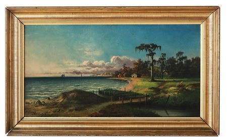 "Cabins on the Gulf Coast" by Harold Rudolph - Auction record, sale price, and art valuation. Compare with similar artists and explore comparable artworks.