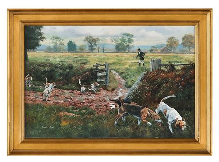 Sample artwork by Donald Ayres (Born 1936), known for landscape painting - View similar artists and auction records