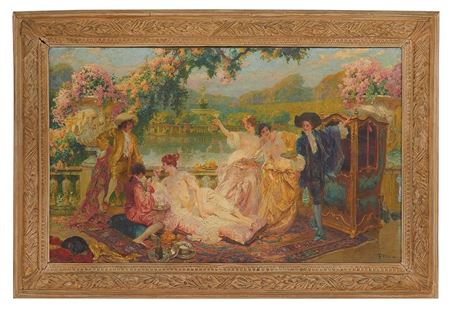 "Frolicking on the Terrace"
