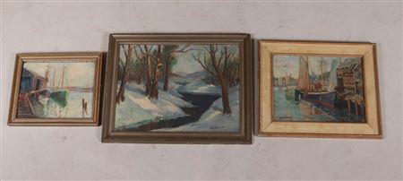 Safe Harbor', 'Winter Sunlight', and another untitled (3)