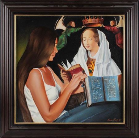 Woman and Saint by Lutobor Hlavsa - Auction record, sale price, and art valuation. Compare with similar artists and explore comparable artworks.