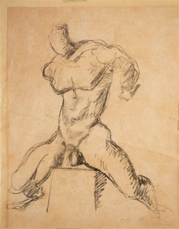Academic study of a male torso