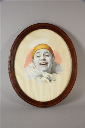 Self-portrait of the artist as a white clown