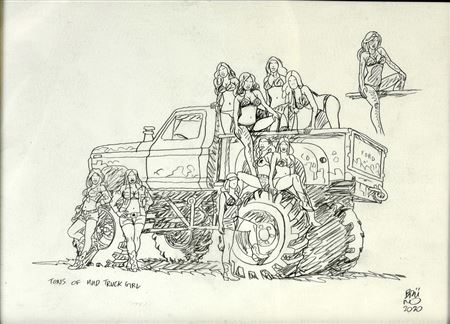 TONS OF MUD TRUCK GIRL.