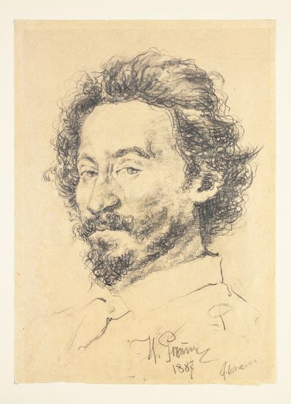 Self-portrait of the artist