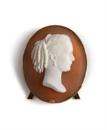 Portrait de la reine Marie-Henriette de Belgique, née archiduchesse d'Autriche (1836-1902)