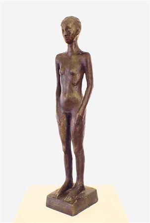 Stehende by Carin Kreuzberg - Auction record, sale price, and art valuation. Compare with similar artists and explore comparable artworks.