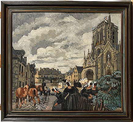 Sample artwork by Yvonne Jean-Haffen (1895 - 1993), known for painting - View similar artists and auction records