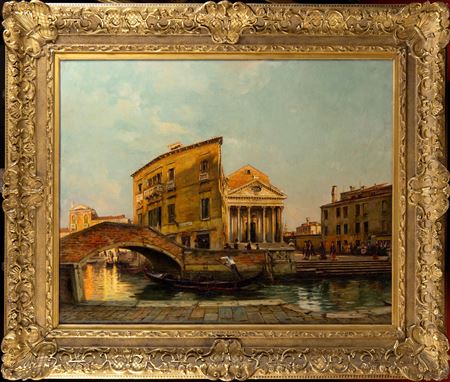 Vue de l'église San Nicola da Tolentino à Venise