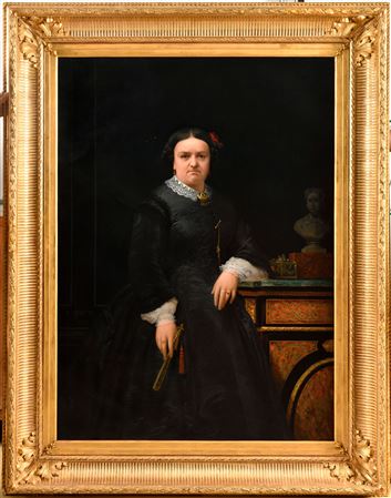 Portrait de Madame by Jules Quantin - Auction record, sale price, and art valuation. Compare with similar artists and explore comparable artworks.