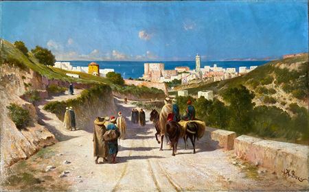 Lively seaside near the kasbah