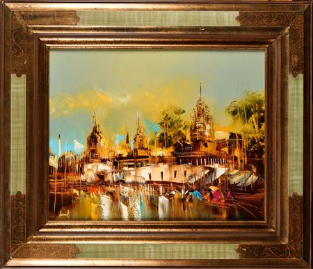 Ghats by Jean-Michel Cavalli - Auction record, sale price, and art valuation. Compare with similar artists and explore comparable artworks.