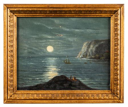 New England Moonlit Seascape