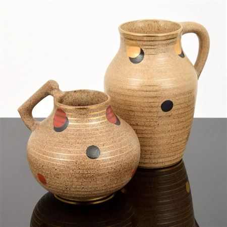 "Goldstone" Jugs / Handled Vessels (2)