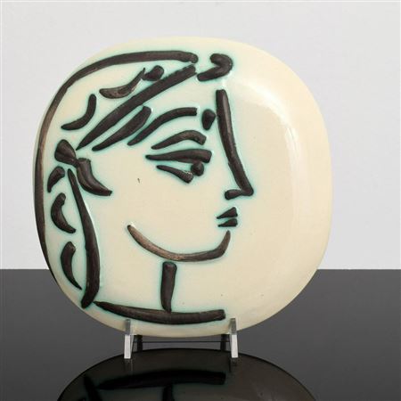 "PROFIL DE JACQUELINE" PLATE (A.R. 383)