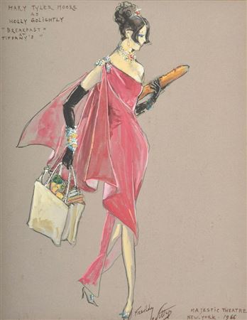 "Breakfast at Tiffany's" Drawing: Mary Tyler Moore